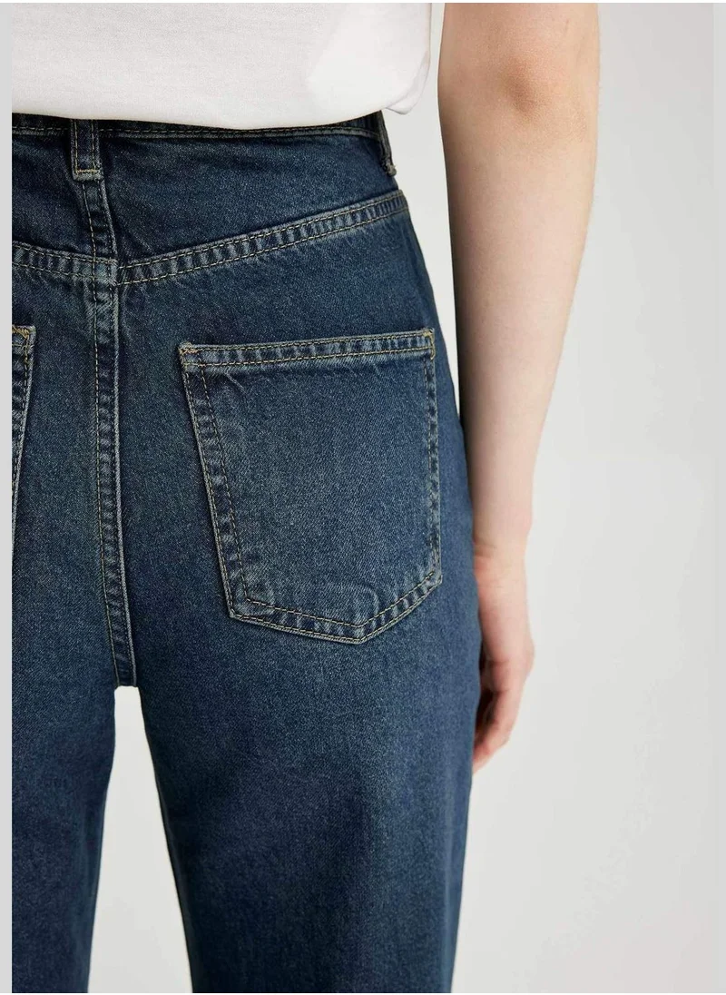 ديفاكتو Woman Wide Leg Denim Trousers