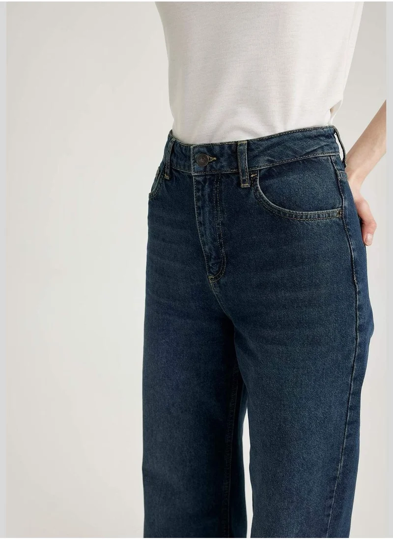 ديفاكتو Woman Wide Leg Denim Trousers
