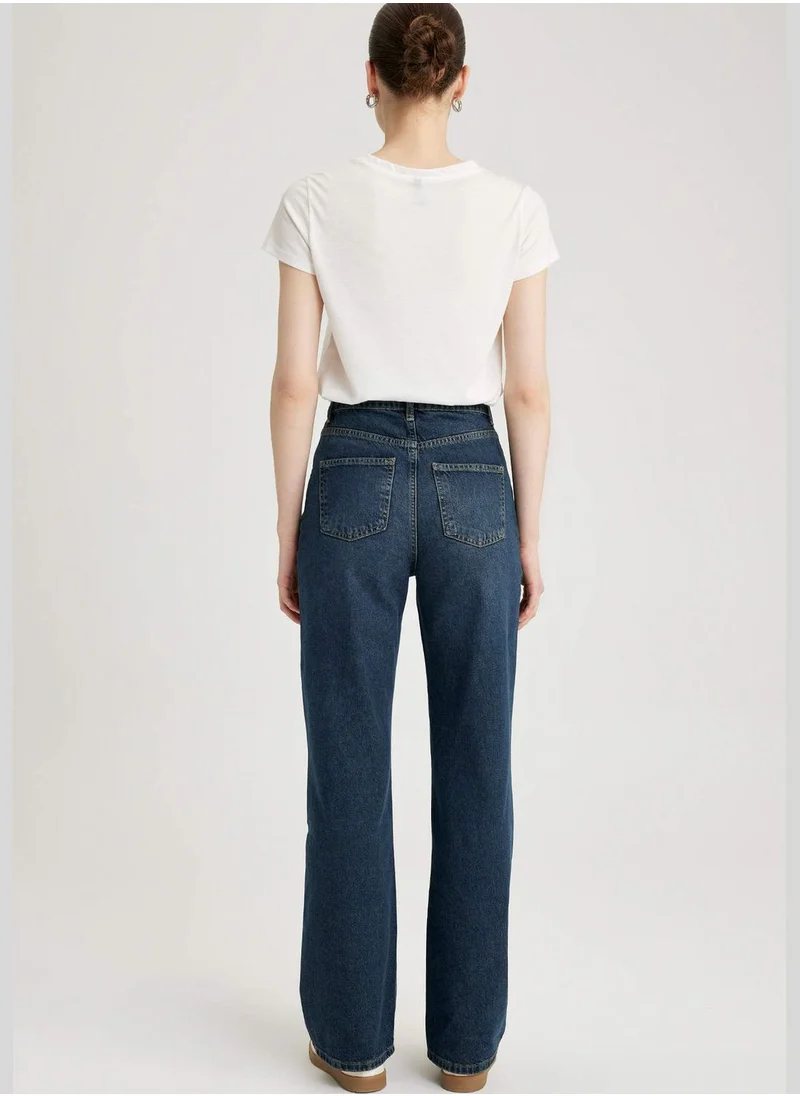 ديفاكتو Woman Wide Leg Denim Trousers