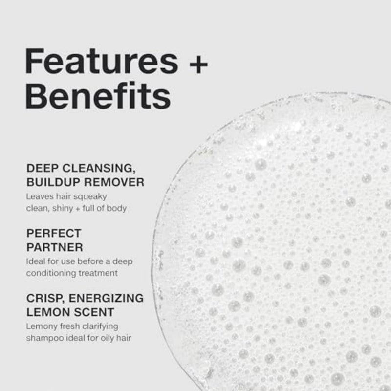 Paul Mitchell Shampoo Two, Clarifying Shampoo, Deep Cleanses + Removes Buildup, For All Hair Types, Especially Oily Hair, 33.8 fl. oz. - Image 3