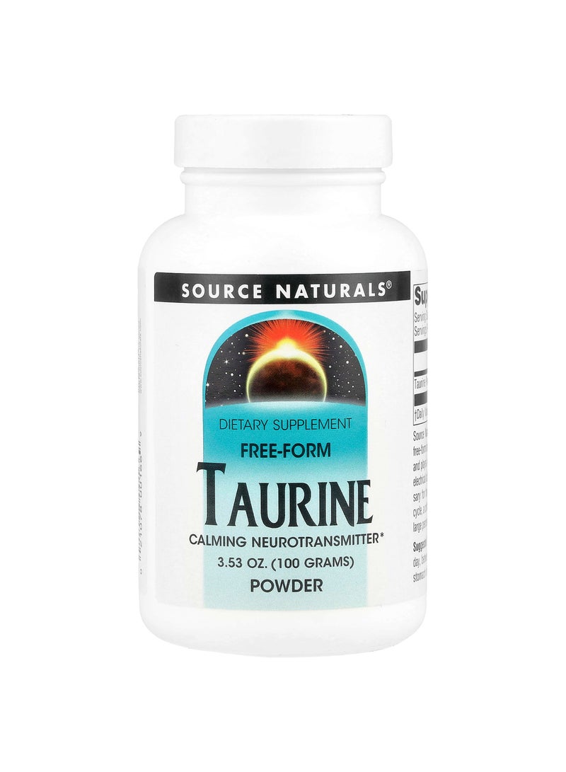 Source Naturals Taurine Powder, 3.53 oz (100 g)