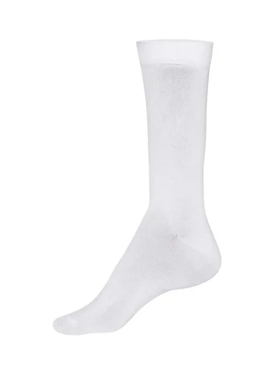 JOCKEY Jockey 7092 Men Mercerized Cotton Crew Length Socks With Stay Fresh Treatment White Free Size