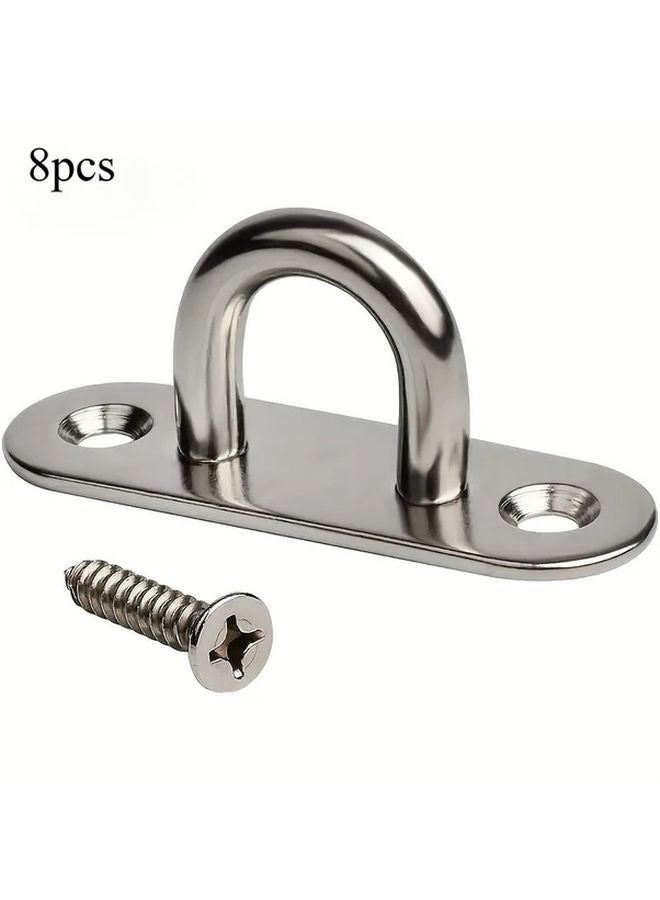 20pcs Heavy Duty Stainless Steel Ceiling Hooks Rust Proof Silvery for Indoor Outdoor - Image 4