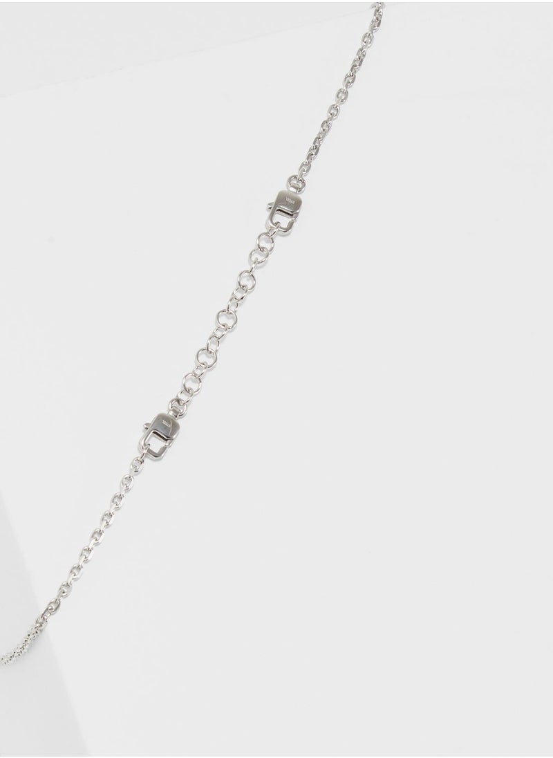 EMPORIO ARMANI - Tag Detail Necklace - Image 1