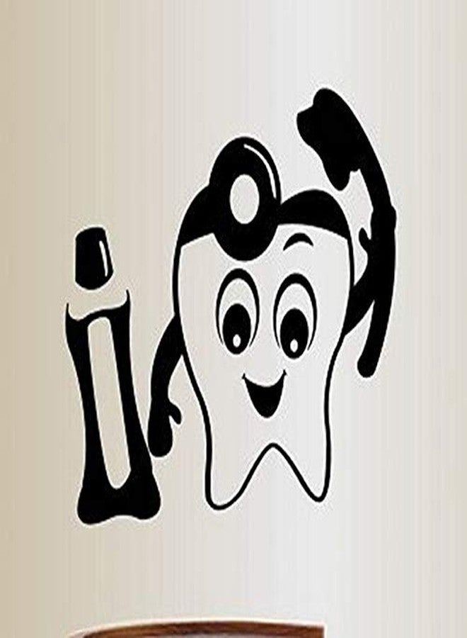 LYOMAN® Dental Sticker Tooth Teeth Dentist Toothbrush Toothpaste Decal Hollow Window Vinyl clinicfunny wall Stickers Dental Sticker - Image 1