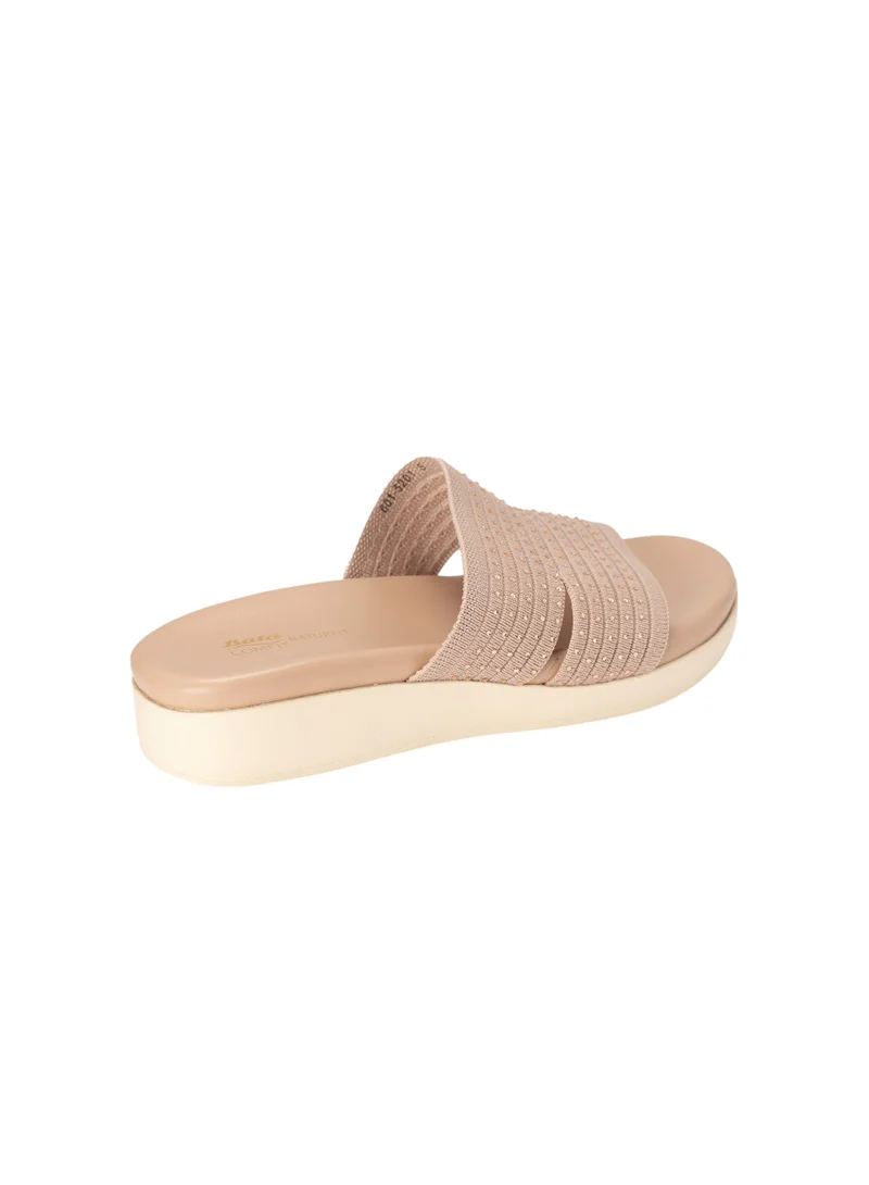 Bata Comfit Embellished Slip-On Sandals