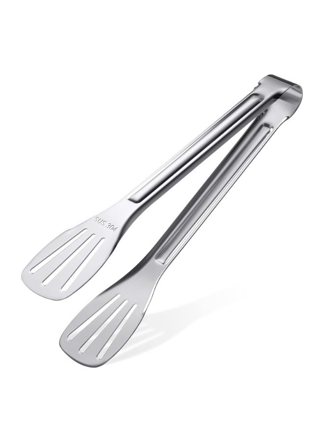 fantasize ملقط مطبخ، ملقط مطبخ من الفولاذ المقاوم للصدأ 304، ملقط طهي سهل التنظيف، ملقط شواء معدني سهل الإمساك، ملقط مطبخ للطهي والقلي، هدية مطبخ وغيرها. - Image 1