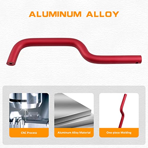 ADTOPI RED Roll Bar Grab Handles Aluminum Alloy Grip Handle Compatible with Ford Bronco Accessories 2021 2022 2023 4 Pack Front and Back - Image 3