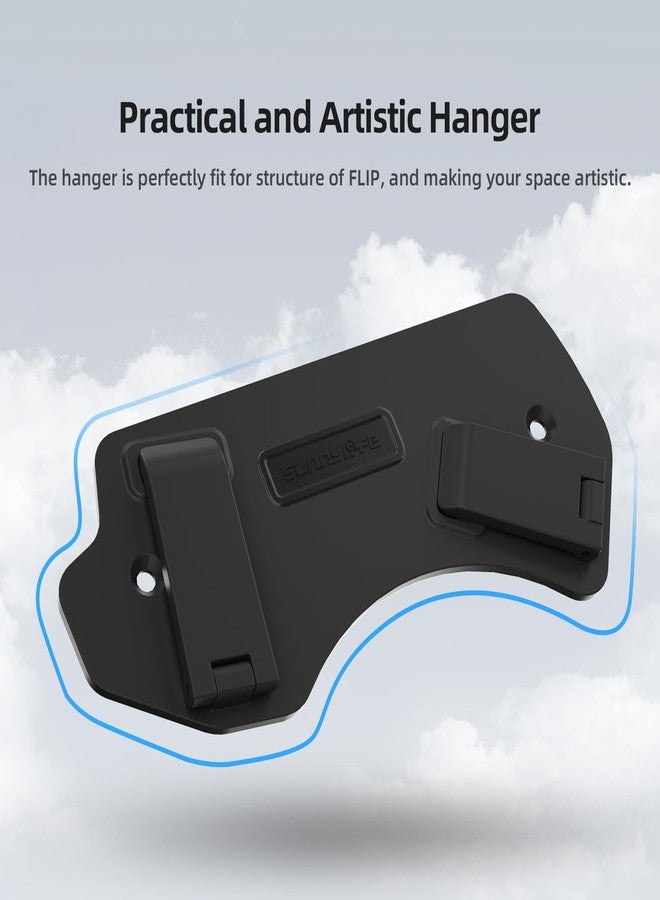 Honlyn Wall Mount Holder for DJI Flip, Foldable Hanging Display Stand for DJI Flip/Headphone - Image 3