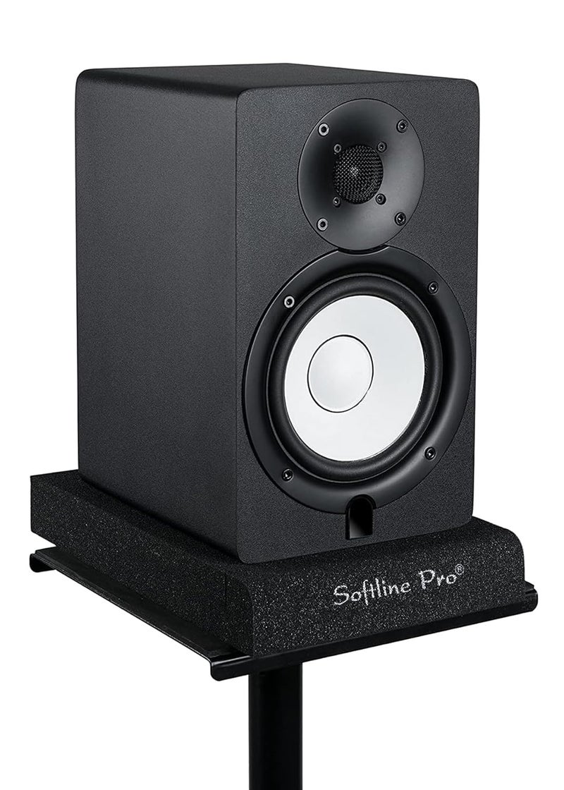 Softline Pro Acoustic Isolation Pads for Studio Monitor Speaker High-Density Acoustic Foam for 3"–5" Inch Speakers Vibrations & Improves Sound Clarity Supports up to 10Kg (SP46) - Pair - Image 3