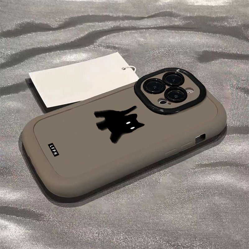 Dizzy Little Black Cat Suitable for Apple 15Promax Mobile Phone Case Iphone13 Huawei Nova12 Glory Vivoop - Image 5