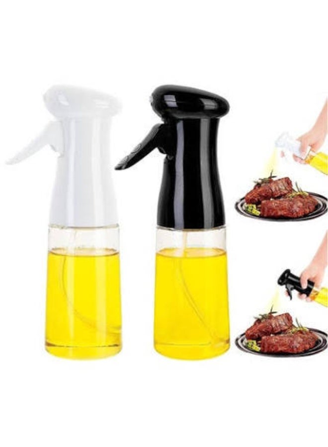 أداة توزيع رذاذ الزيت أثناء الطبخ أسود/ابيض - Image 1