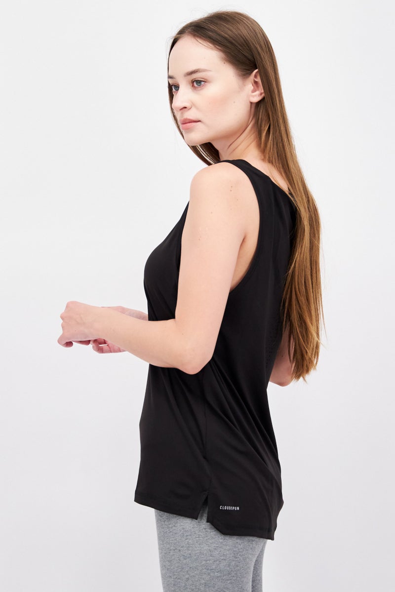 PUMA Women Sportswear Fit Sleeveless Training Tank Top, Black - Image 3