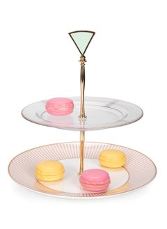 La Mesa 2 TIERS SERVING STAND BLUSH  - Image 3