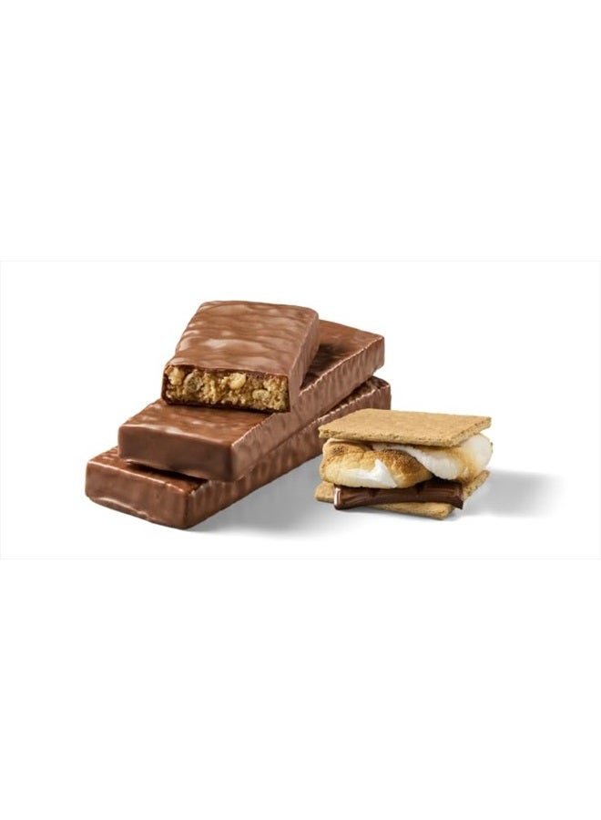 think! Protein Bars with Chicory Root for Fiber, Digestive Support, Gluten Free with Whey Protein Isolate, S'mores, Snack Bars without Artificial Sweeteners, 1.4 Oz (10 Count) - Image 4