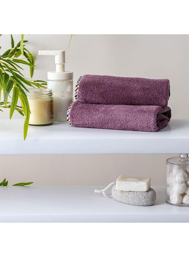 SPREAD SPAIN Microfiber Hand Towels | Set of 2 | Super Soft & Highly Absorbent | 360 GSM | Hand Towel for Gym & Workout Towels | Hanging Loop | 40x60cm (Fashion Fruit) - Image 3