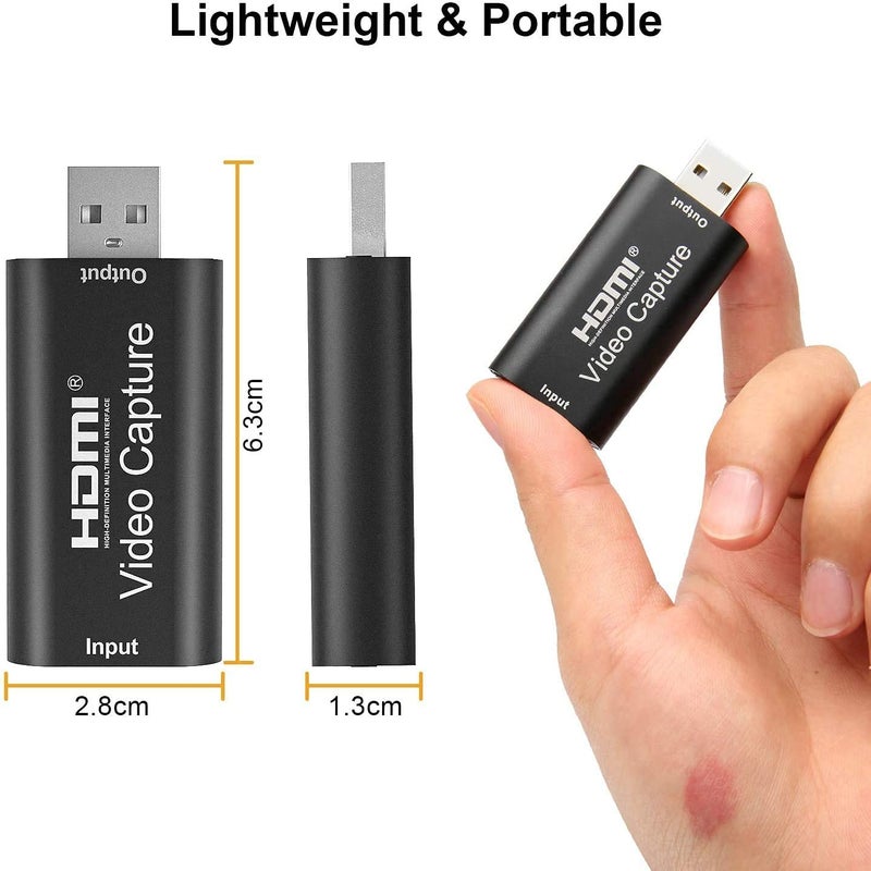 PDAPTMAG 4K Video Capture Card, HDMI to USB Capture Card 1080P for Streaming, Recording, Gaming, Compatible with Nintendo Switch, PS5, Xbox - Image 5