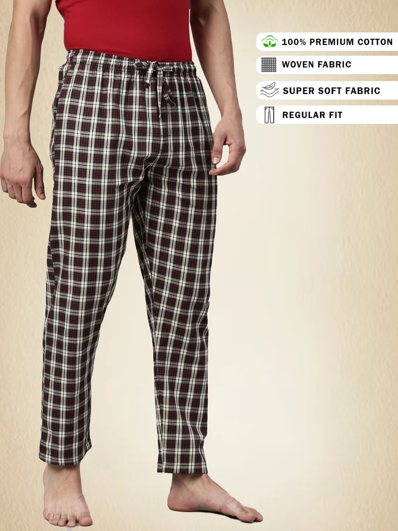 Joven Men Checked Pyjama