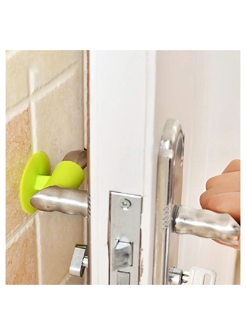 Silicone Door Stoppers 5 Pieces Random Colors