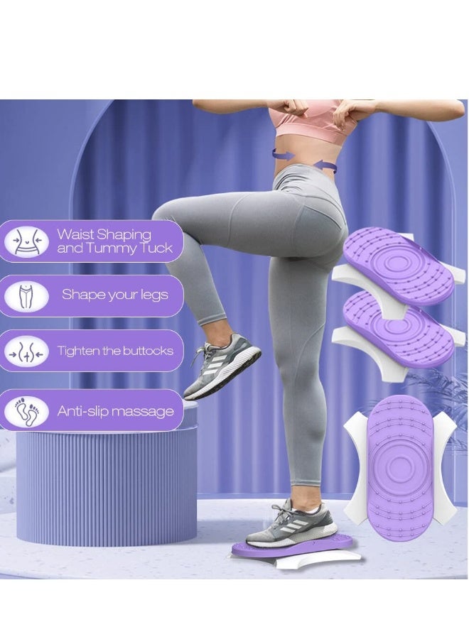 Waist Twisting Exercise Board, Ab Board Exercise, Twisting Waist Disc, Full Body Toning Workout, Noise-Free, for Aerobic Exercise, Weight Loss 2pcs in a Box - Image 5