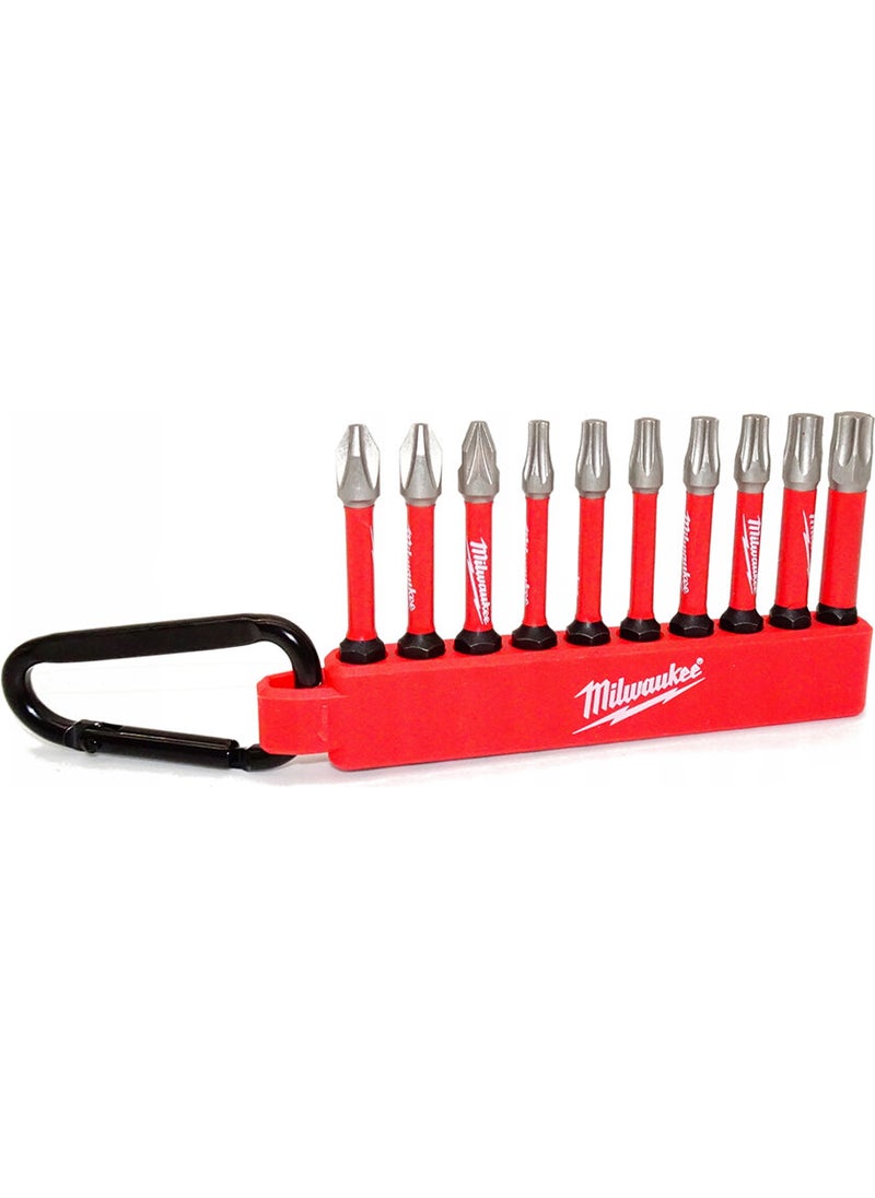 Milwaukee - Bits Set 50 mm 10 Pieces 4932480941 - Image 1