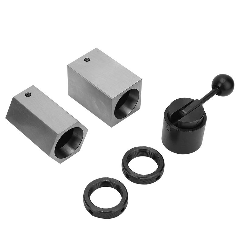 5C Collet Block Set Hex Square Rings & Collet Closer Holder For Milling Machines Lathes - Image 4
