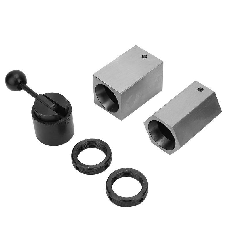 5C Collet Block Set Hex Square Rings & Collet Closer Holder For Milling Machines Lathes - Image 3
