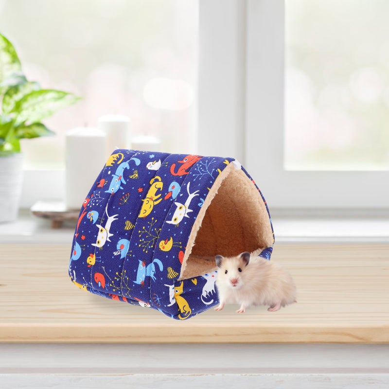 Thickened Hamster Nest Small Animals Nest Chinchilla Sleeping Nest Winter Warm Nest for Pet - Image 3