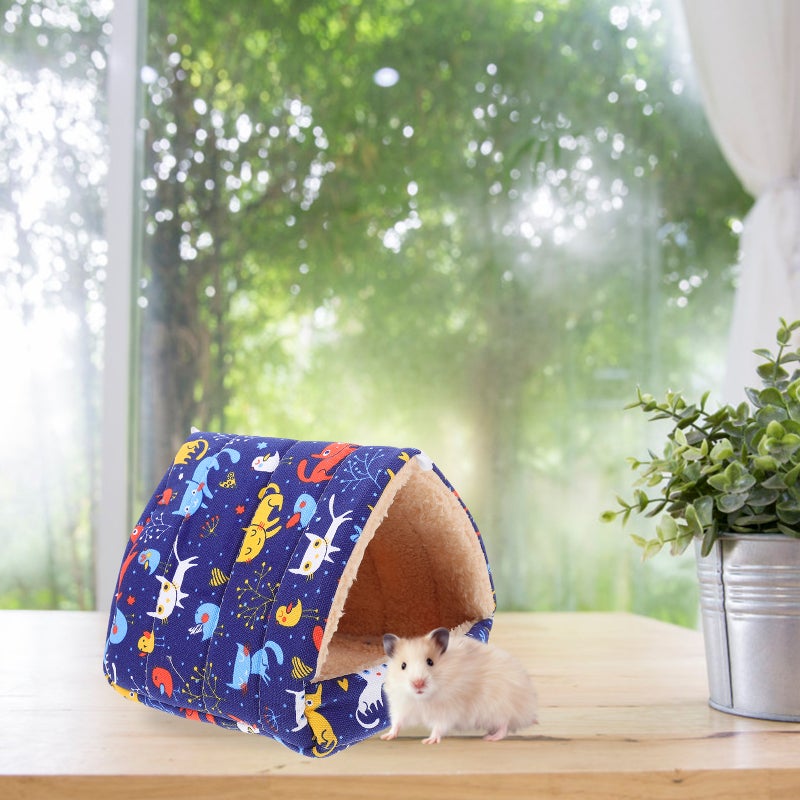 Thickened Hamster Nest Small Animals Nest Chinchilla Sleeping Nest Winter Warm Nest for Pet - Image 1