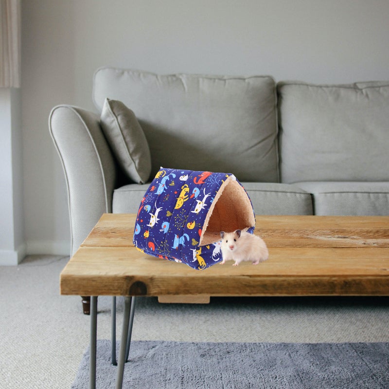 Thickened Hamster Nest Small Animals Nest Chinchilla Sleeping Nest Winter Warm Nest for Pet - Image 5