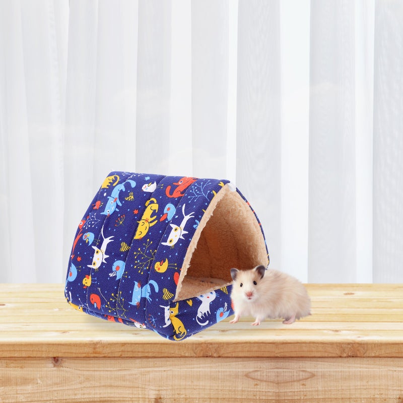 Thickened Hamster Nest Small Animals Nest Chinchilla Sleeping Nest Winter Warm Nest for Pet - Image 4