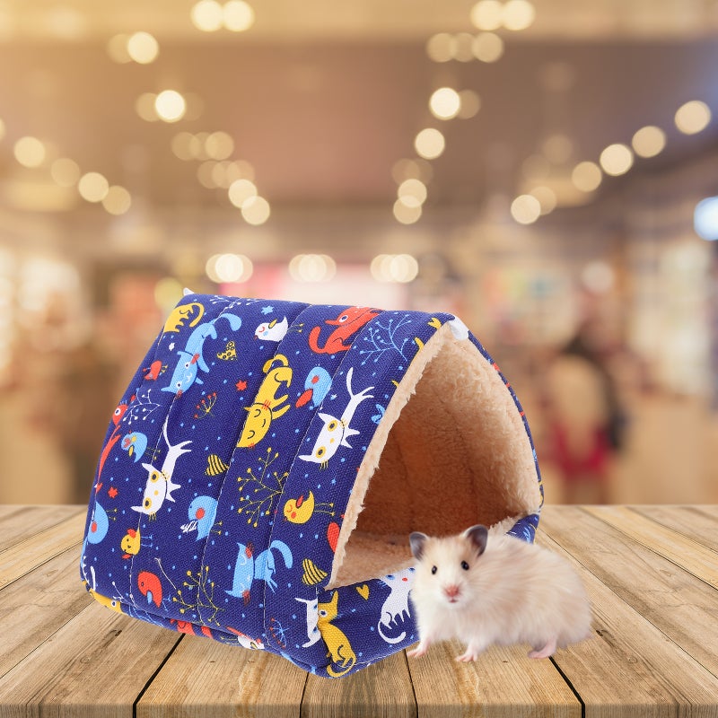 Thickened Hamster Nest Small Animals Nest Chinchilla Sleeping Nest Winter Warm Nest for Pet - Image 2