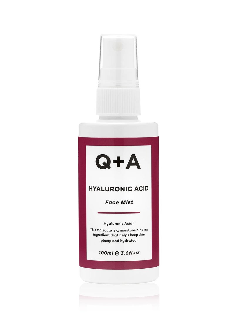 Q+A Ultra-Moisturizing Skin Revitalizing Mist With Hyaluronic Acid With Betaine, Aloe Vera And Glycerin To Rejuvenate And Hydrate Skin-100Ml - Image 1