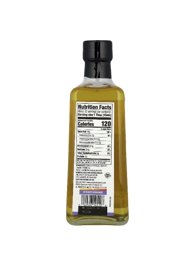 Spectrum Culinary Spectrum Culinary, Organic Sesame Oil, Unrefined, 16 fl oz (473 ml)  - Image 2