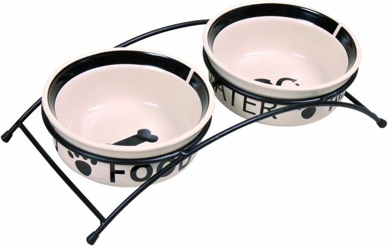 Trixie Eat on Feet Ceramic Dog Bowl Set - Image 1