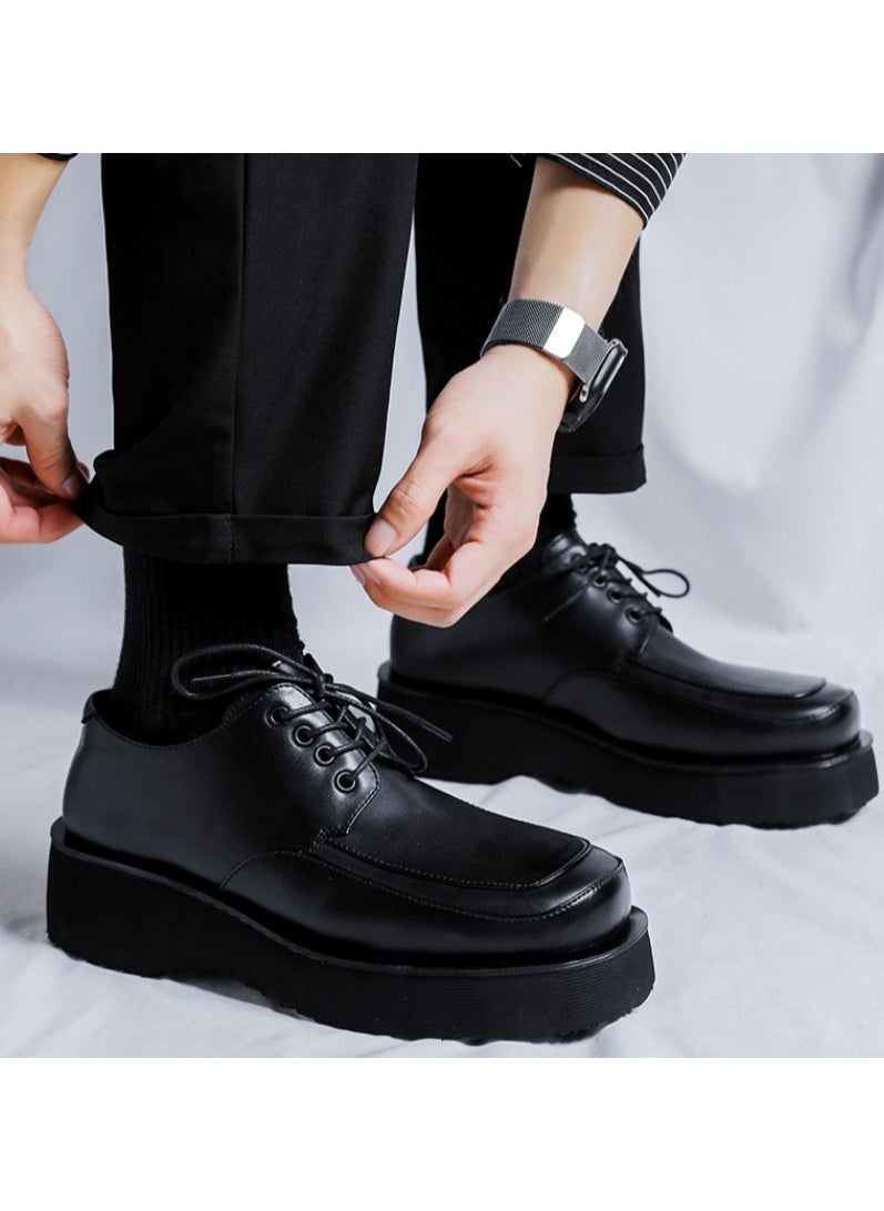 Warrior - Versatile Retro Casual Leather Shoes - Image 1