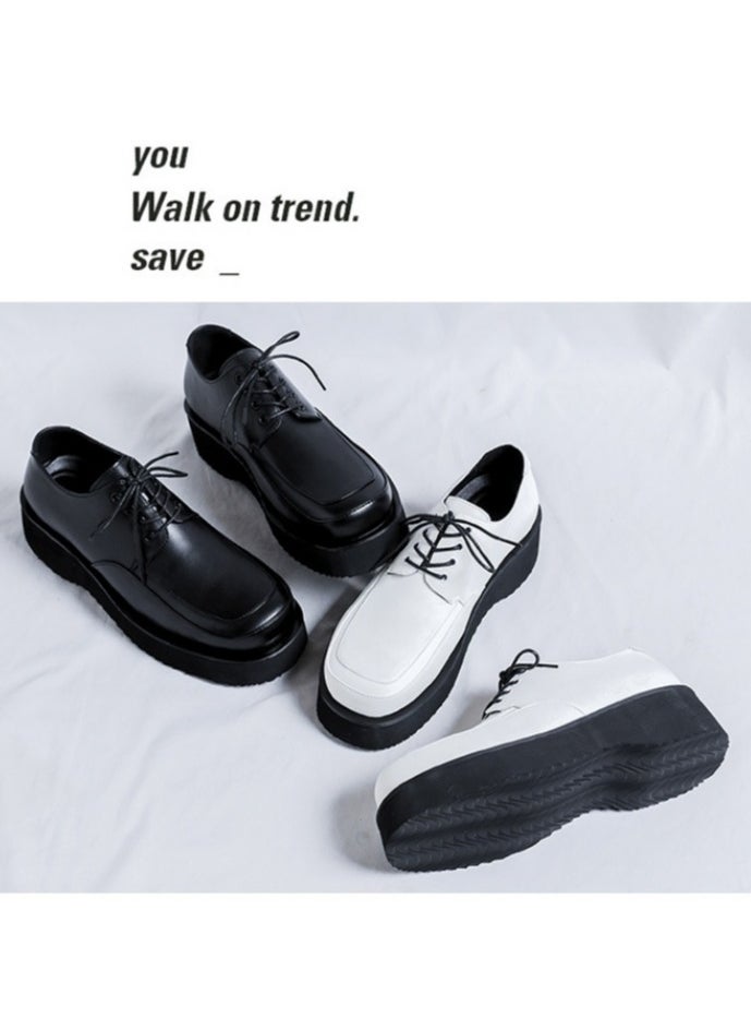 Warrior - Versatile Retro Casual Leather Shoes - Image 1