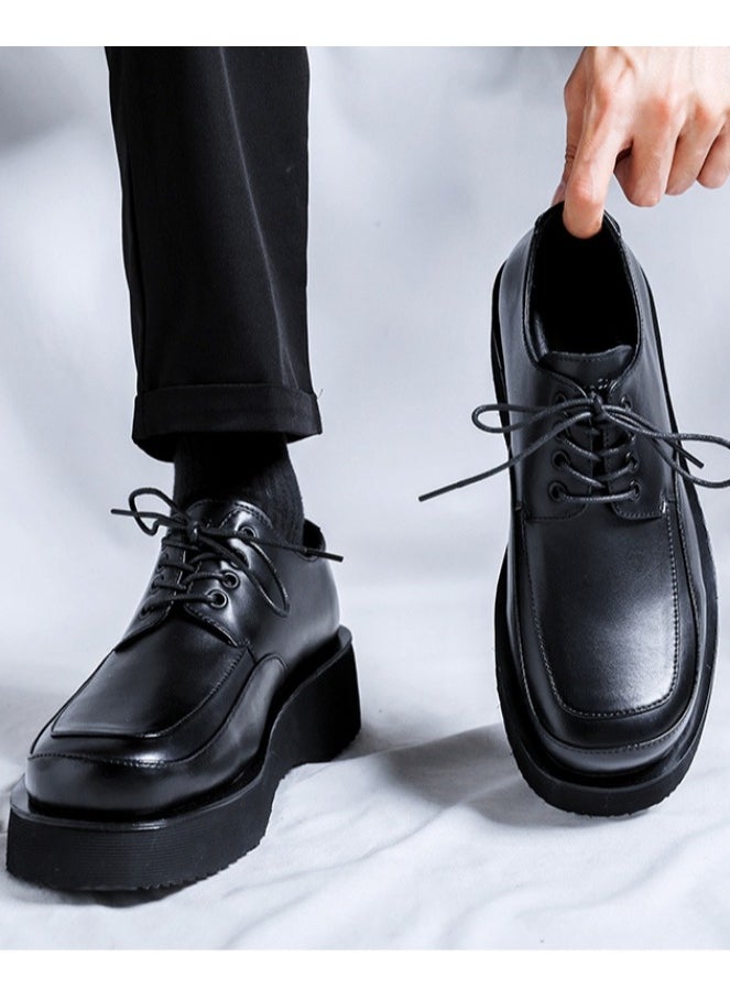 Warrior - Versatile Retro Casual Leather Shoes - Image 1