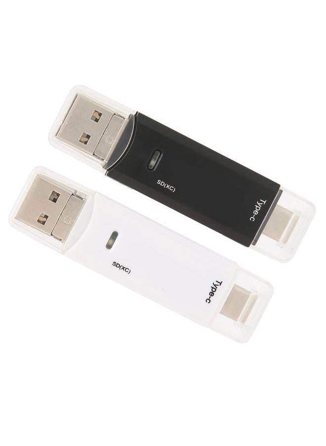Thoraya Multifunctional 3-in-1 USB2.0+Micro+Type-C high-speed card reader universal card reader for mobile phones and computers  - Image 2