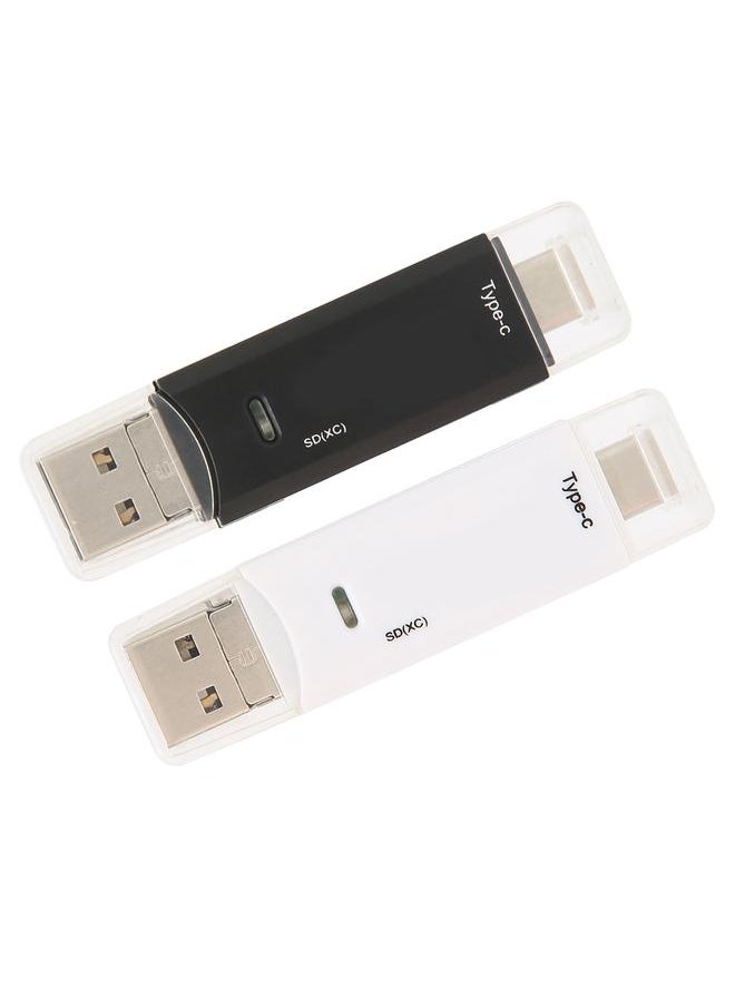 Thoraya Multifunctional 3-in-1 USB2.0+Micro+Type-C high-speed card reader universal card reader for mobile phones and computers  - Image 3