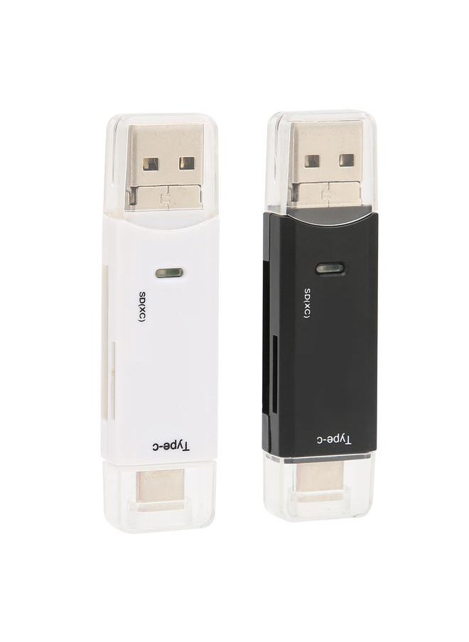 Thoraya - Multifunctional 3-in-1 USB2.0+Micro+Type-C high-speed card reader universal card reader for mobile phones and computers - Image 1
