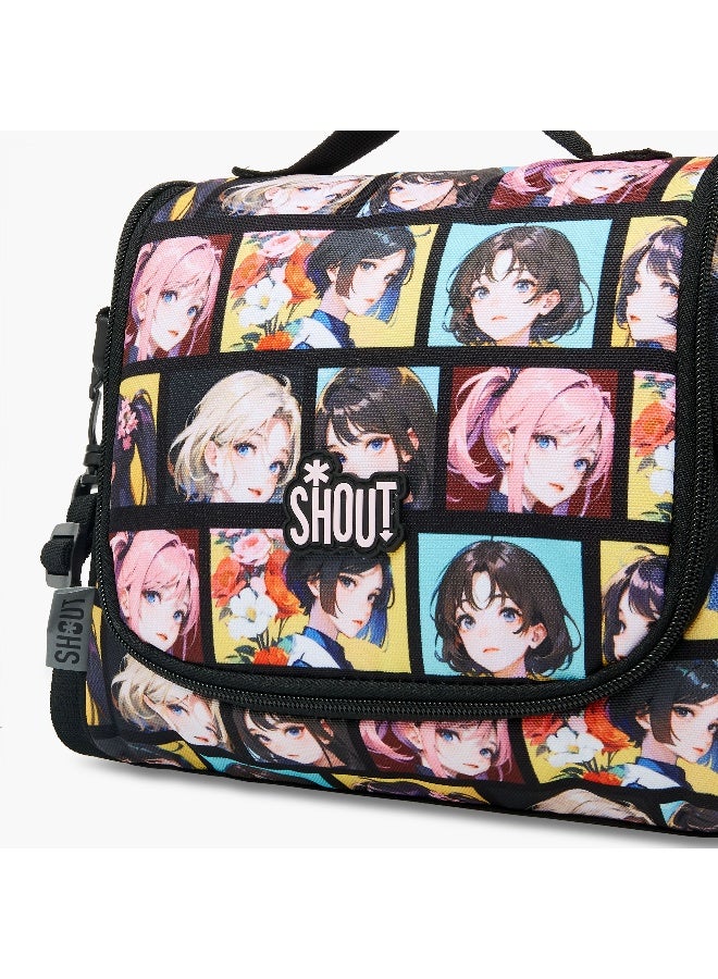 Shout Anime Print Lunch Bag for Kids - Image 5