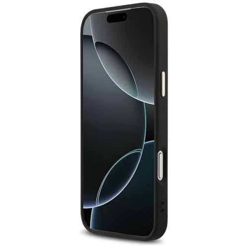CG MOBILE Guess [Official Licensed] Protective Case Designed for iPhone 17 Pro Max | 4G Pu Leather Case with Big 4G & Classic Logo & Gold Metal Camera Frame -Black - Image 5