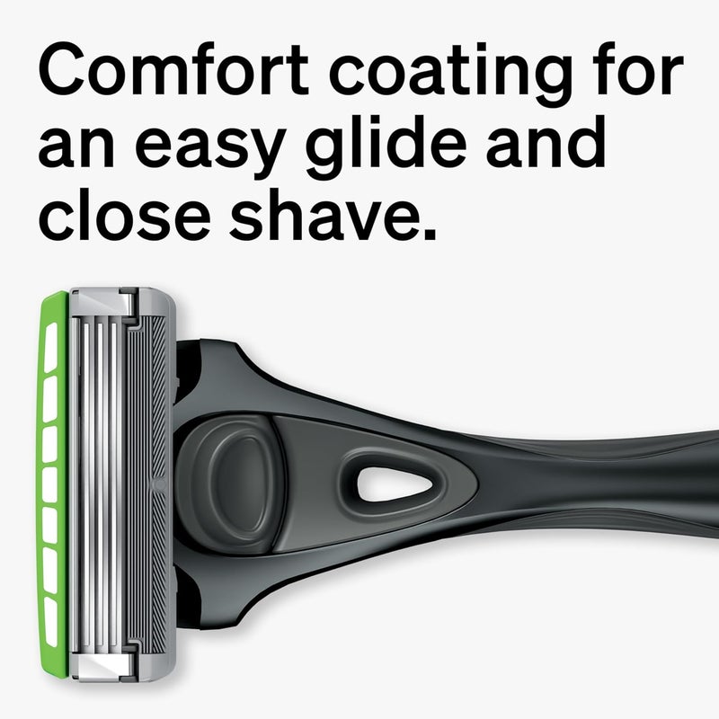 schick Hydro Ultra Sensitive Razors for Men | 3-Blade Mens Razors for Shaving Sensitive Skin, 1 Mens Razor Handle with 4 Razor Blades Refills - Image 3