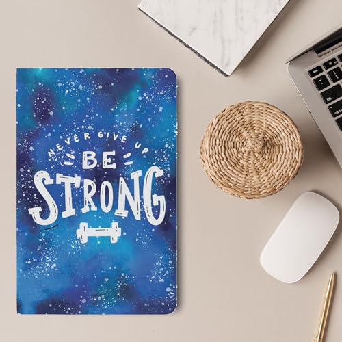 LAURET BLANC A5 Dot Grid Notebook Journal- 160 Pages, 90 GSM Natural Shade, Paperback (Never Give Up) - Image 5
