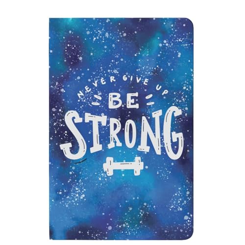 LAURET BLANC A5 Dot Grid Notebook Journal- 160 Pages, 90 GSM Natural Shade, Paperback (Never Give Up) - Image 1