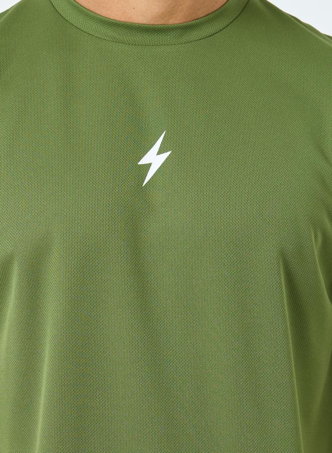 ستايلي اكتيف ستايلي تانك رياضي بقصة مريحة وطبعة بسيطة - Image 3