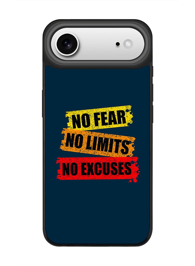 Stylizedd iPhone Air Case, [Compatible with MagSafe] Slim Magnetic cover Phone Case iPhone Air -No Fear Limits Excuses - Image 1