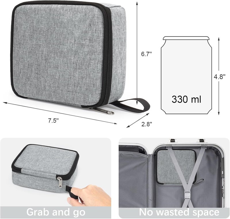 Bukere Travel Sunglasses Organizer Case, Adjustable Slot For Multiple Pairs, Portable Eyeglasses Storage Box for Men Women - Image 4