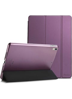 Procases iPad Air (3rd Gen) 10.5" 2019 / iPad Pro 10.5" 2017 Case, Ultra Slim Lightweight Stand Smart Case Shell with Translucent Frosted Back Cover for Apple iPad Air (3rd Gen) 10.5" 2019 –Purple  - Image 1
